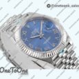 Реплика часов Rolex DateJust 41mm 126334 Top-tier Копия один в один 904L Steel Blue Dial Roman Marker on Jubilee Bracelet