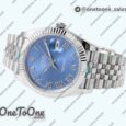 Реплика часов Rolex DateJust 41mm 126334 Top-tier Копия один в один 904L Steel Blue Dial Roman Marker on Jubilee Bracelet