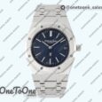 Реплика часов Audemars Piguet Royal Oak 39mm 16202 "50th Anniversary" Stainless steel Top-tier Копия один в один Blue Textured Dial Stainless steel Bracelet