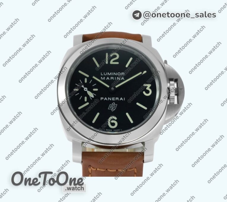 Реплика часов Panerai PAM 005 N Top-tier Копия один в один on Brown Leather Strap