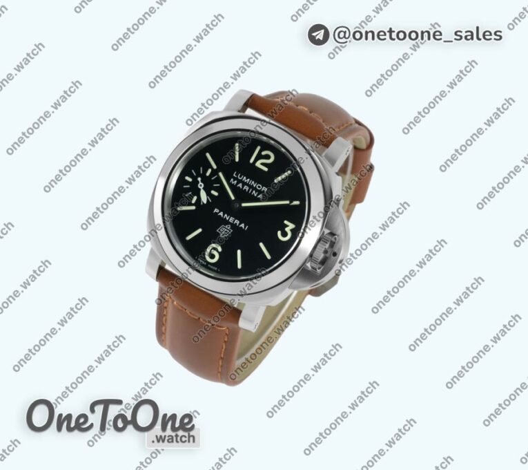 Реплика часов Panerai PAM 005 N Top-tier Копия один в один on Brown Leather Strap