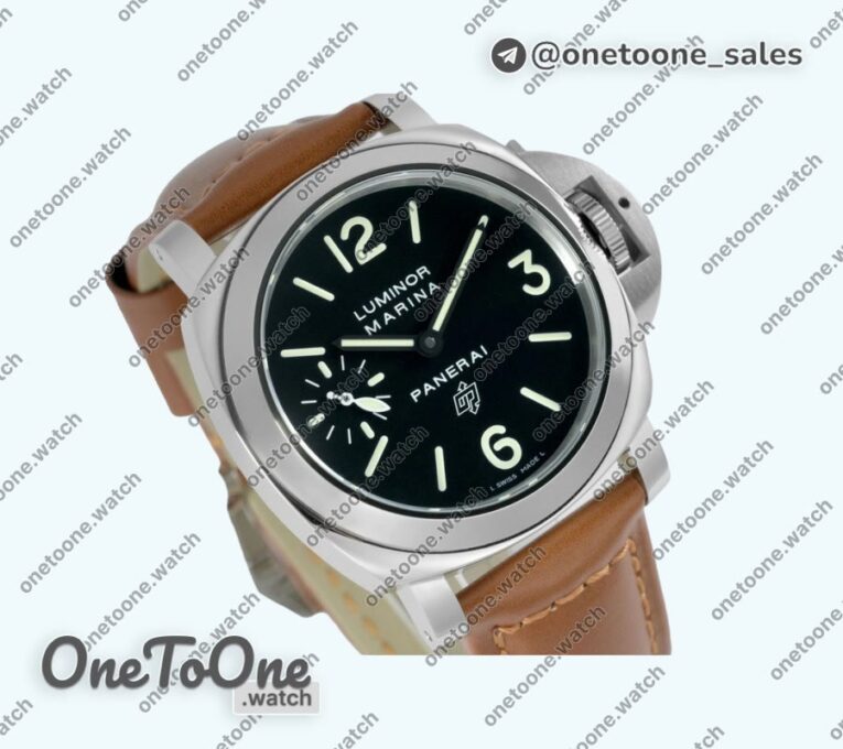 Реплика часов Panerai PAM 005 N Top-tier Копия один в один on Brown Leather Strap