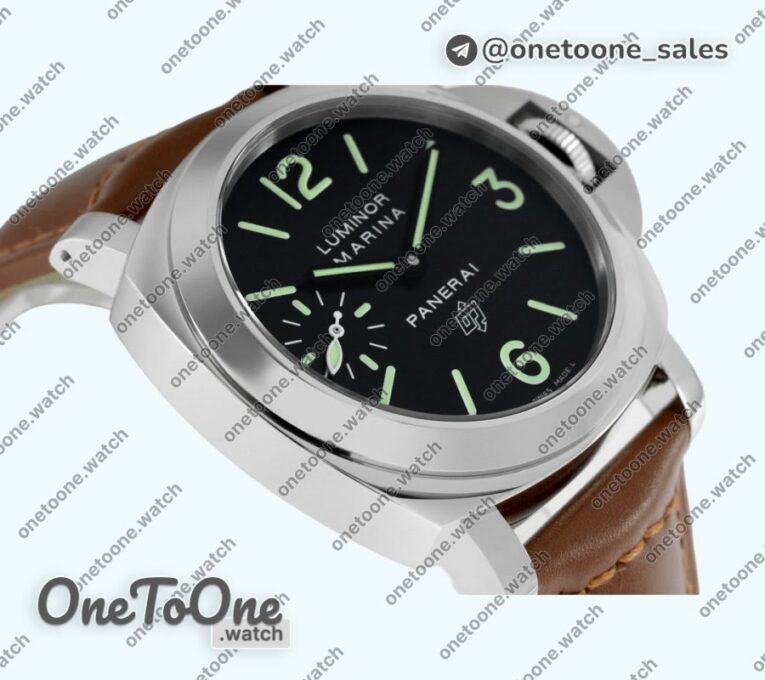 Реплика часов Panerai PAM 005 N Top-tier Копия один в один on Brown Leather Strap