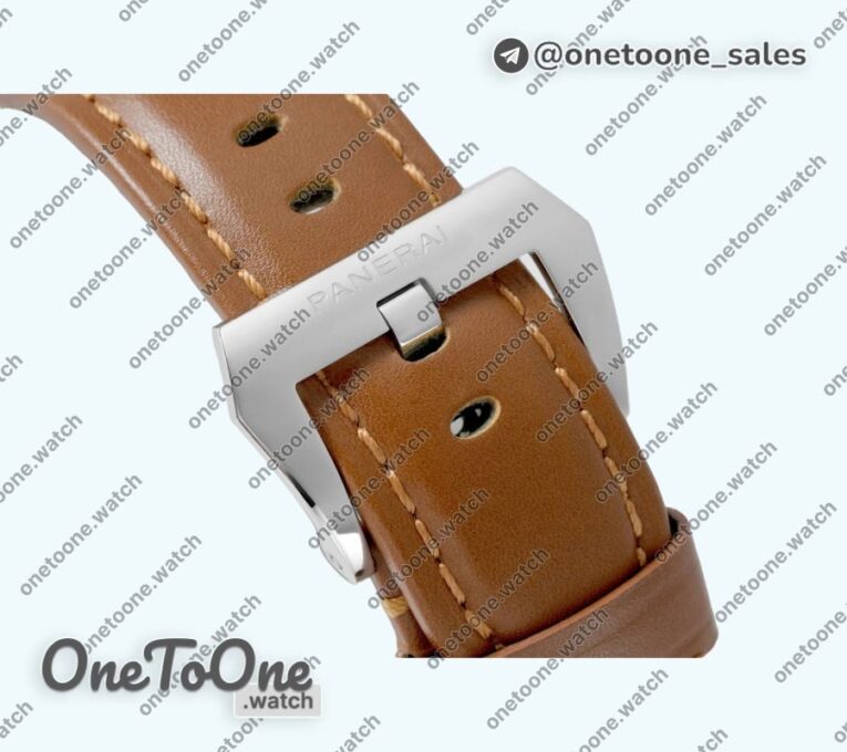 Реплика часов Panerai PAM 005 N Top-tier Копия один в один on Brown Leather Strap