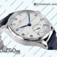 Реплика часов Iwc Portuguese IW358304 Top-tier Копия один в один Stainless steel White Dial Blue Markers Blue Leather Strap