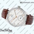 Реплика часов Iwc Portuguese IW358304 Top-tier Копия один в один Stainless steel White Dial Rose gold Markers Leather Strap