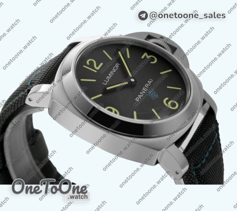 Реплика часов Panerai PAM 774 Stainless steel Top-tier Копия один в один Gray Nylon Strap