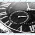 Реплика часов Cartier Drive De Cartier Stainless steel Case Black Dial Leather Strap TWF J Mod