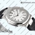 Реплика часов Patek Philippe Nautilus 5711/1A Top-tier Копия один в один White Textured Dial Rubber Strap 324CS V5