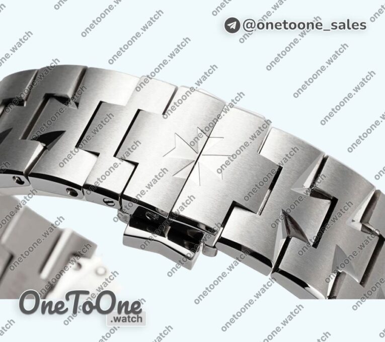 Реплика часов Vacheron Constantin Overseas 47040 Stainless steel Top-tier Копия один в один White Textured Dial Bracelet