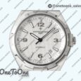 Реплика часов Vacheron Constantin Overseas 47040 Stainless steel Top-tier Копия один в один White Textured Dial Rubber Strap