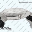 Реплика часов Vacheron Constantin Overseas 47040 Stainless steel Top-tier Копия один в один White Textured Dial Rubber Strap