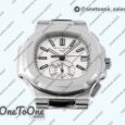 Реплика часов Patek Philippe Nautilus 5980 Stainless steel Top-tier Копия один в один White Dial on Stainless steel Bracelet -520