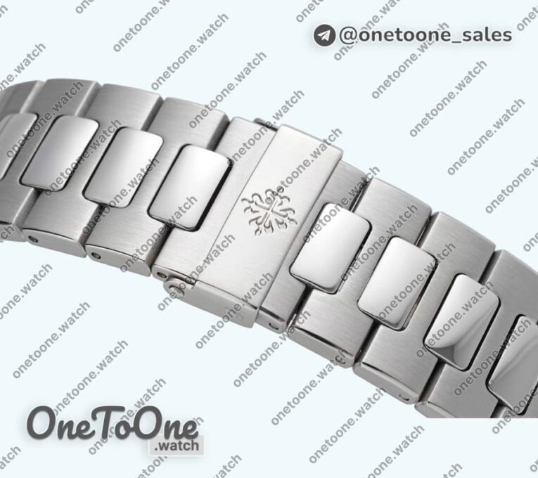 Реплика часов Patek Philippe Nautilus 5980 Stainless steel Top-tier Копия один в один White Dial on Stainless steel Bracelet -520
