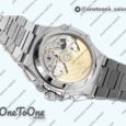 Реплика часов Patek Philippe Nautilus 5980 Stainless steel Top-tier Копия один в один White Dial on Stainless steel Bracelet -520