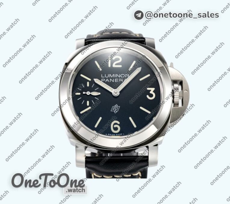 Реплика часов Panerai PAM1084 Stainless steel Top-tier Копия один в один Black Leather Strap Strap
