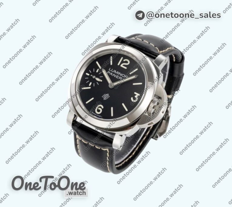 Реплика часов Panerai PAM1084 Stainless steel Top-tier Копия один в один Black Leather Strap Strap