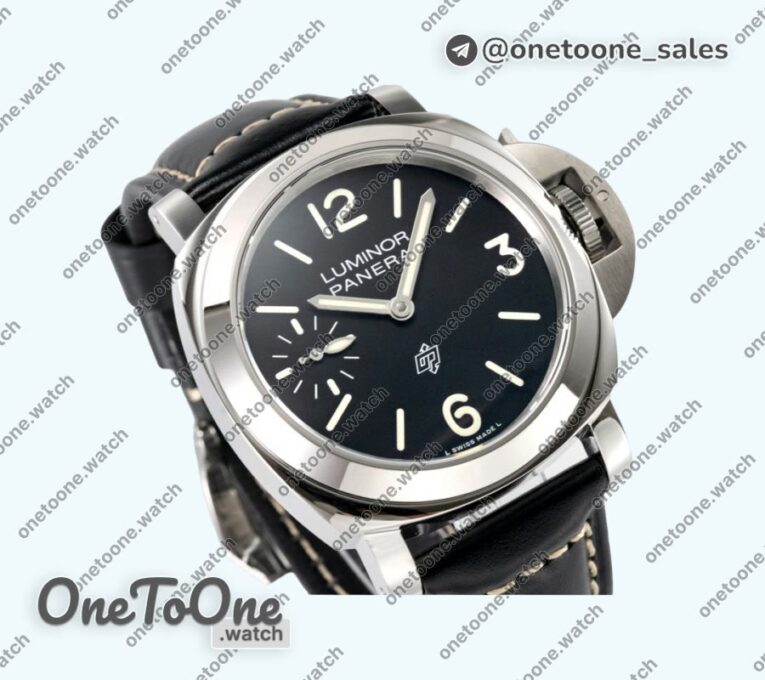 Реплика часов Panerai PAM1084 Stainless steel Top-tier Копия один в один Black Leather Strap Strap