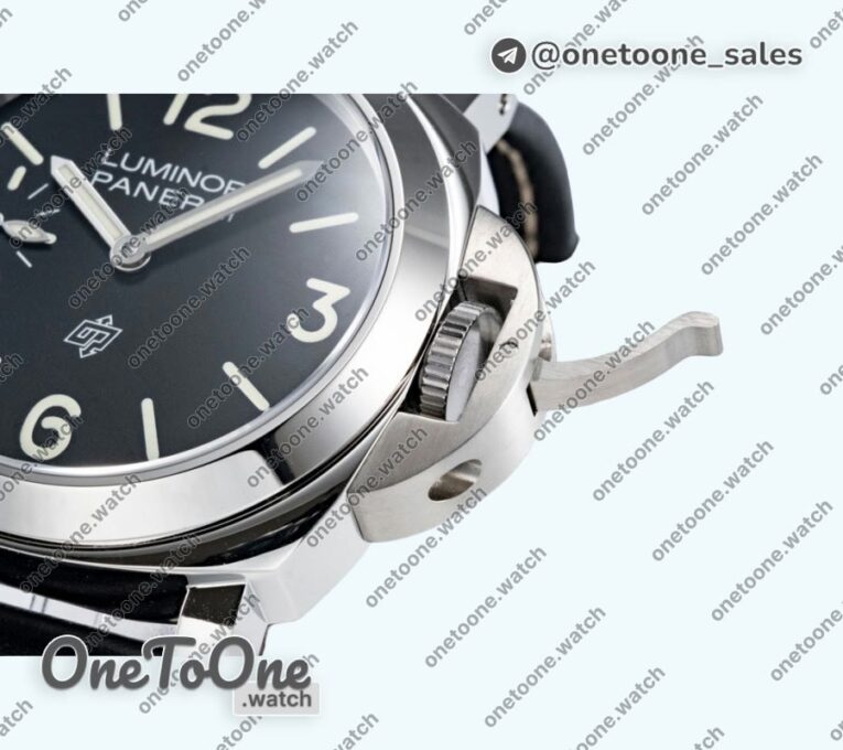 Реплика часов Panerai PAM1084 Stainless steel Top-tier Копия один в один Black Leather Strap Strap