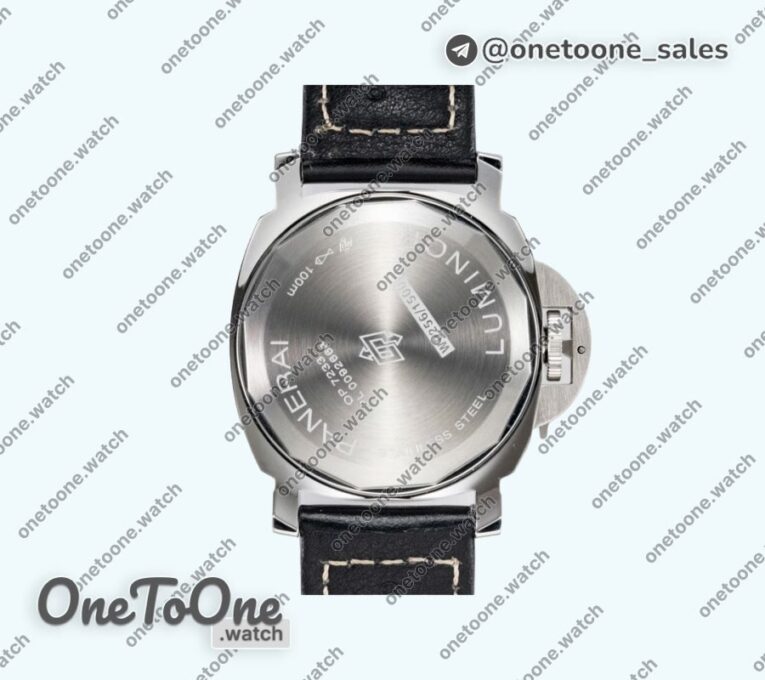 Реплика часов Panerai PAM1084 Stainless steel Top-tier Копия один в один Black Leather Strap Strap