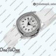 Реплика часов Patek Philippe Aquanaut 5067A Stainless steel Top-tier Копия один в один White Textured Dial Rubber Strap AE23