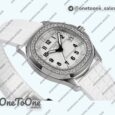 Реплика часов Patek Philippe Aquanaut 5067A Stainless steel Top-tier Копия один в один White Textured Dial Rubber Strap AE23
