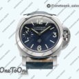 Реплика часов Panerai PAM 1085 Stainless steel Top-tier Копия один в один Blue Leather Strap