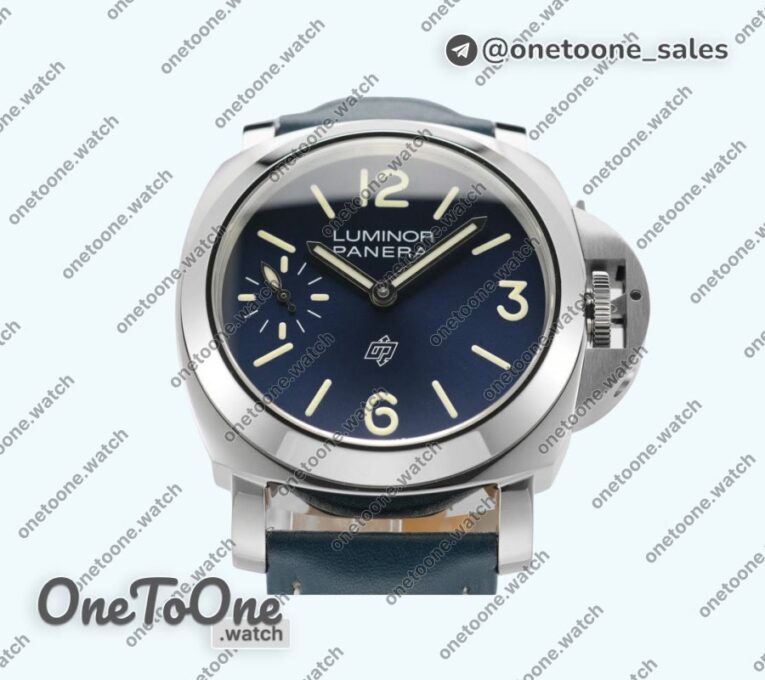 Реплика часов Panerai PAM 1085 Stainless steel Top-tier Копия один в один Blue Leather Strap