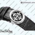 Реплика часов Patek Philippe Annual Calendar Moonphase 5396 Stainless steel Top-tier Копия один в один White Dial Leather Strap