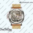 Реплика часов Panerai PAM 111 Stainless steel Top-tier Копия один в один Brown Leather Strap Strap