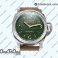 Реплика часов Panerai PAM 911 Stainless steel Top-tier Копия один в один Brown Leather Strap Strap hwf
