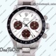 Реплика часов Rolex Daytona 6263 Black Bezel Stainless steel White Dial Red Sundials Asian 7750