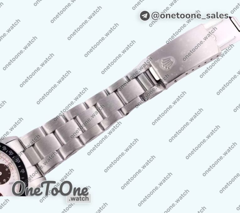 Реплика часов Rolex Daytona 6263 Black Bezel Stainless steel White Dial Red Sundials Asian 7750