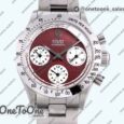 Реплика часов Rolex Daytona 6263 Stainless steel Bezel Stainless steel Case Red Dial Asian 7750