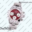 Реплика часов Rolex Daytona 6263 Stainless steel Bezel Stainless steel Case Red Dial Asian 7750