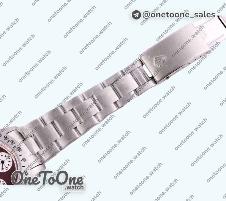 Реплика часов Rolex Daytona 6263 Stainless steel Bezel Stainless steel Case Red Dial Asian 7750