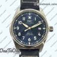 Реплика часов Iwc Mark XX IW328203 Top-tier Копия один в один Blue Dial on Blue Leather Strap V7F Asian ET
