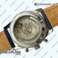 Реплика часов Breitling Navitimer Chronograph Stainless steel Blue Dial Leather Strap BLS V2 Mod