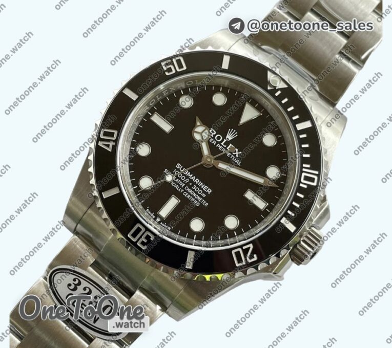 Реплика часов Rolex Submariner 41mm 124060 No Date 904L Steel Top-tier Копия один в один Bracelet