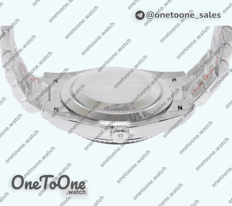 Реплика часов Rolex Day Date 40mm Stainless steel Top-tier Копия один в один Diamands Marker Blue Dial Stainless steel Bracelet