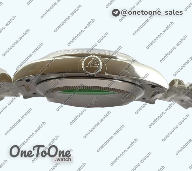 Реплика часов Rolex DayDate 40mm 228239 Увеличенный вес Stainless steel/tungsten Ice Blue Dial Roman Markers President Bracelet G