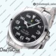 Реплика часов Rolex Air-King 126900 Top-tier Копия один в один 904L Steel Black Dial Stainless steel Bracelet