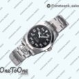 Реплика часов Rolex Air-King 126900 Top-tier Копия один в один 904L Steel Black Dial Stainless steel Bracelet
