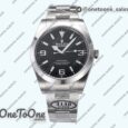 Реплика часов Rolex Explorer I 214270 39mm Top-tier Копия один в один Black Dial Stainless steel Bracelet