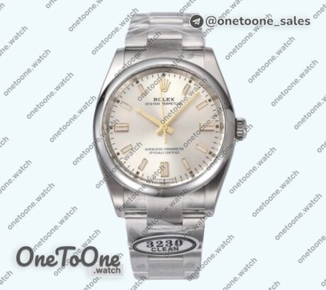 Реплика часов Rolex Oyster Perpetual 126000 36mm 904L Stainless steel Top-tier Копия один в один Silver Dial Stainless steel Bracelet
