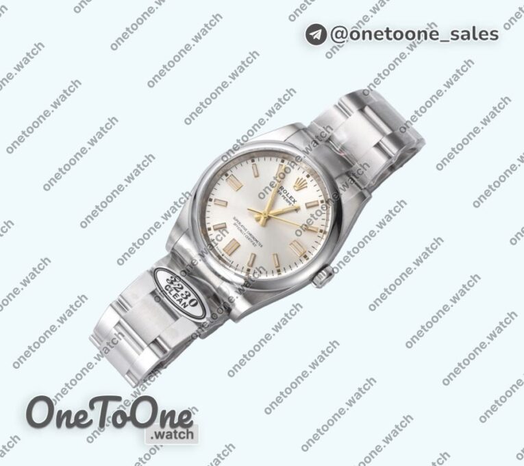 Реплика часов Rolex Oyster Perpetual 126000 36mm 904L Stainless steel Top-tier Копия один в один Silver Dial Stainless steel Bracelet