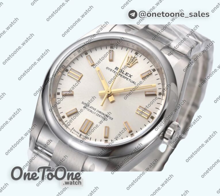 Реплика часов Rolex Oyster Perpetual 126000 36mm 904L Stainless steel Top-tier Копия один в один Silver Dial Stainless steel Bracelet