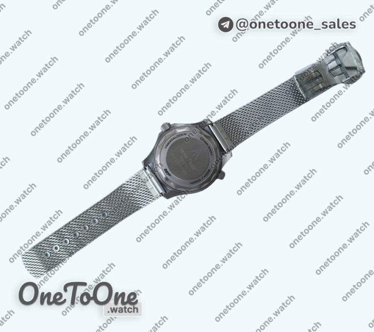 Реплика часов Omega Seamaster 300 "No Time to Die" 007 Titanium Top-tier Копия один в один Mesh Bracelet