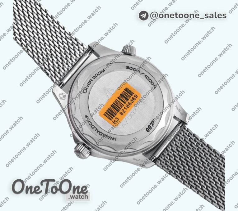 Реплика часов Omega Seamaster 300 "No Time to Die" 007 Titanium Top-tier Копия один в один Mesh Bracelet ERF