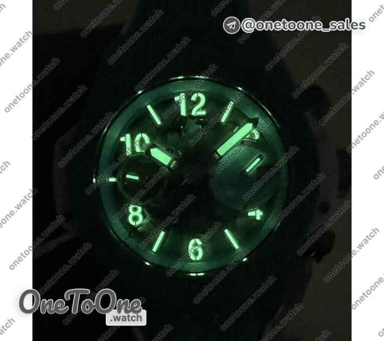 Реплика часов Hublot Hublot Big Bang Unico Blue/White Ceramic Top-tier Копия один в один Skeleton Dial on Blue/White Rubber Strap